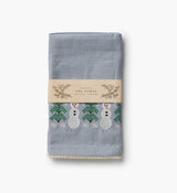 RIFLE PAPER CO. | Snowman Embroidered Tea Towel
