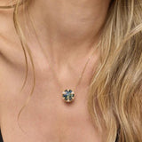 MELINDA MARIA Tessa Necklace 16mm Labradorite