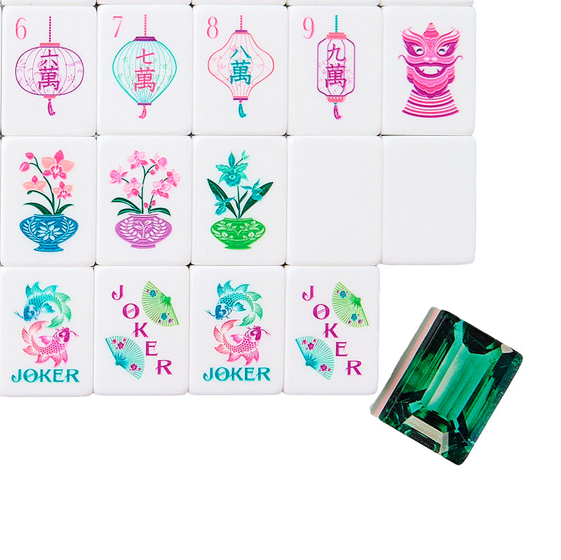 OH MY MAHJONG | Emerald Mahjong Tiles