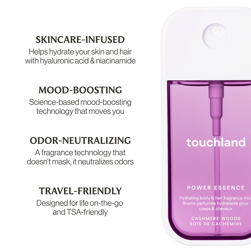 TOUCHLAND | Cashmere Woods Body & Hair Fragrance Mist