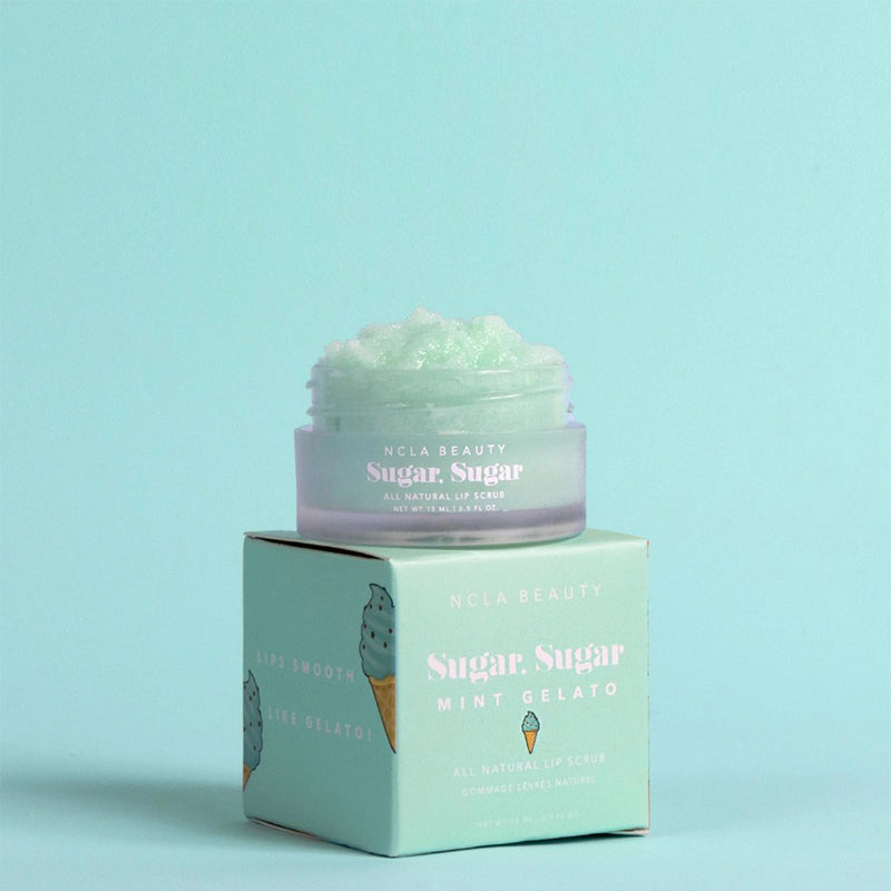 NCLA BEAUTY | Sugar, Sugar Mint Gelato Lip Scrub