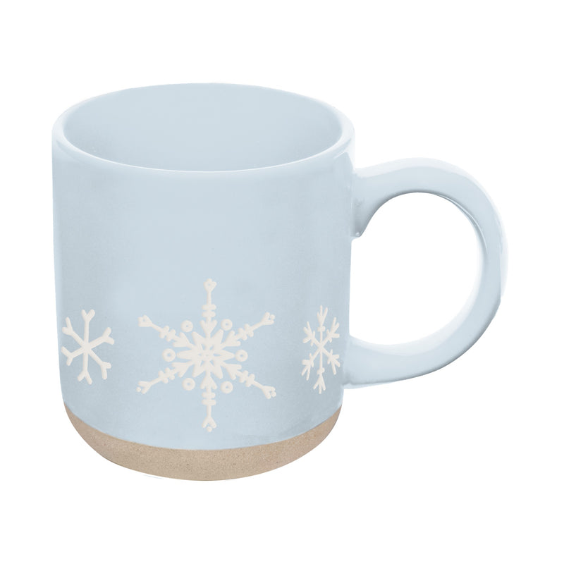 SWEET WATER DECOR | Snowflakes Stoneware Coffee Mug - Christmas Decor