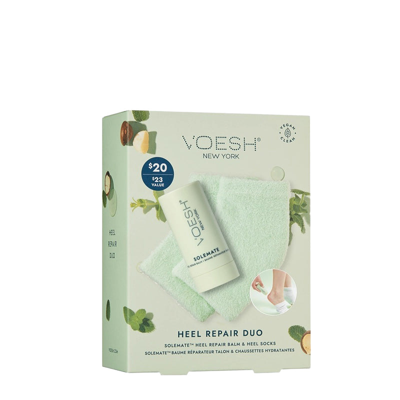 VOESH-Socks-Moisturizing-Heel-Duo-Green
