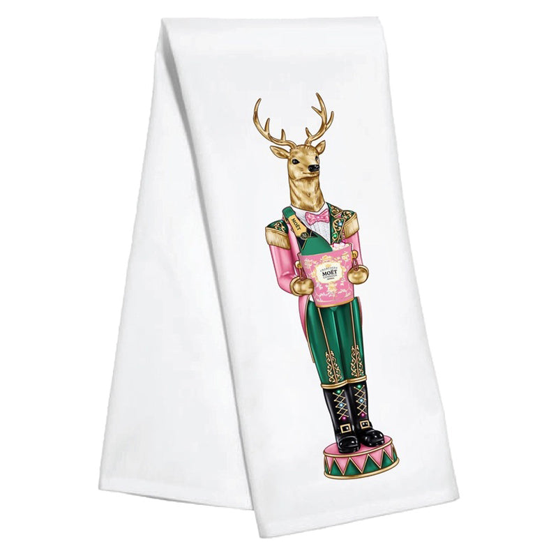 TOSS-DESIGNS-Holiday-Reindeer-w/-Champagne-Kitchen-Towel