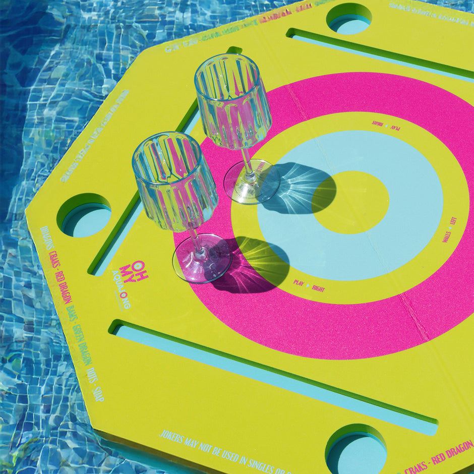Oh My Mahjong | Green Aqua Jong Pool Mat