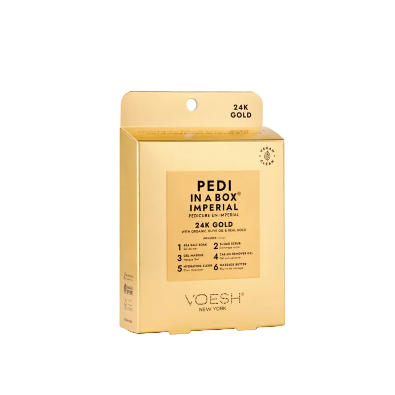 VOESH | Pedi in a Box Imperial 24K Gold (6 Step)