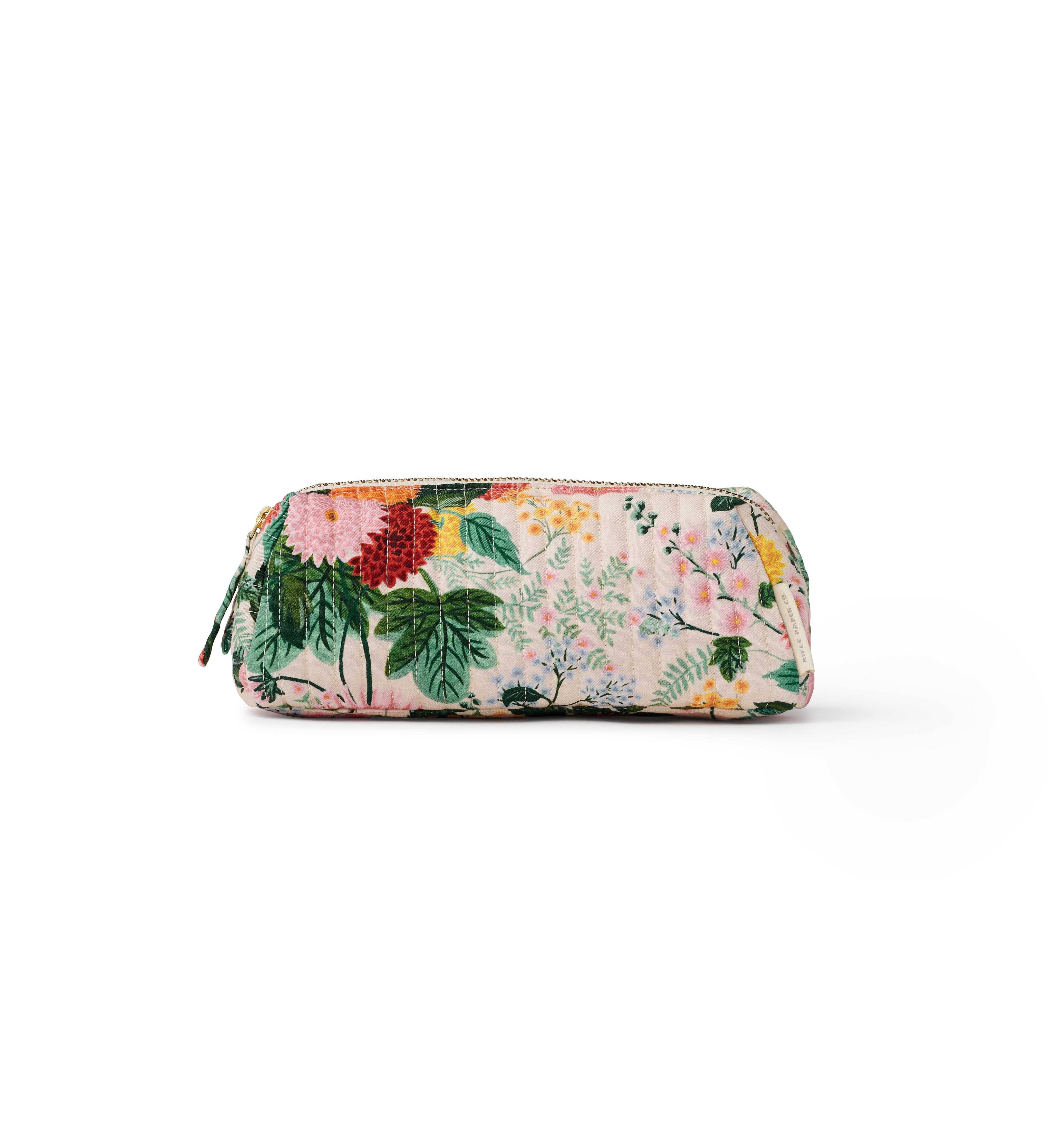 RIFLE PAPER CO. | Dahlia Quilted Small Cosmetic Pouch