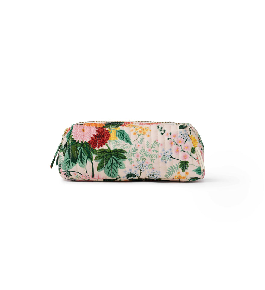 RIFLE PAPER CO. | Dahlia Quilted Small Cosmetic Pouch