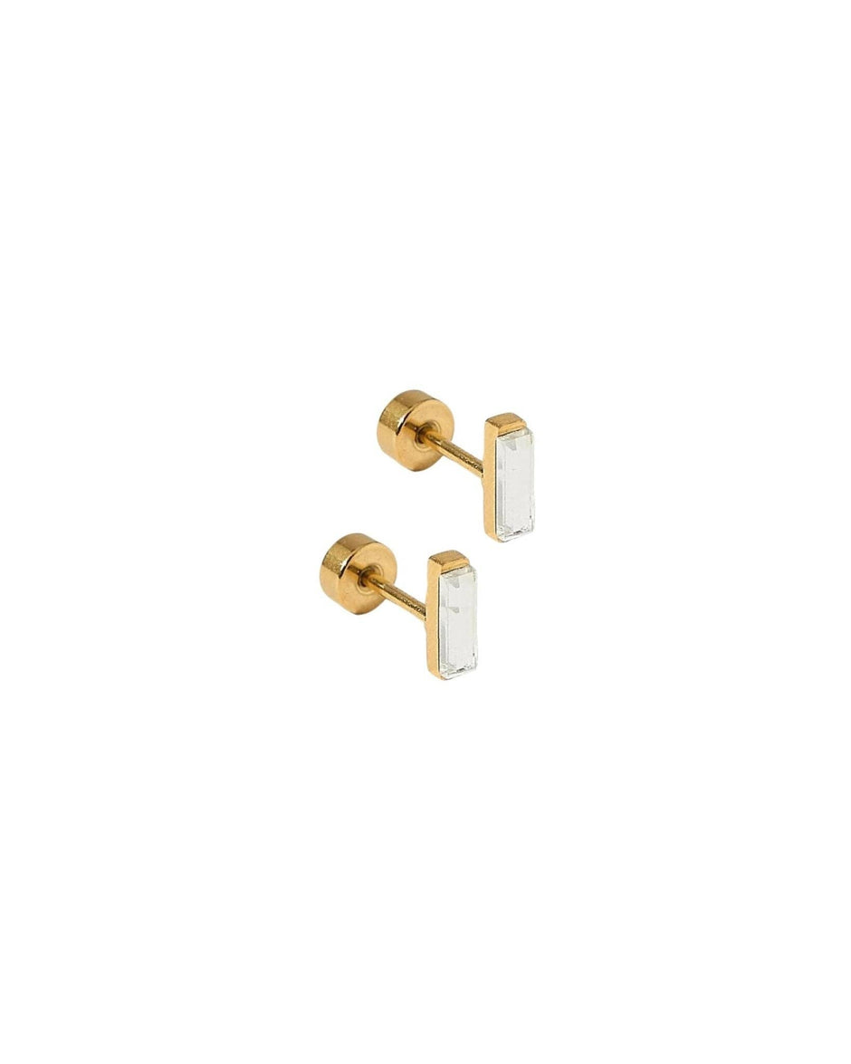 LINNY CO | Screwback Stud Earrings - Amber