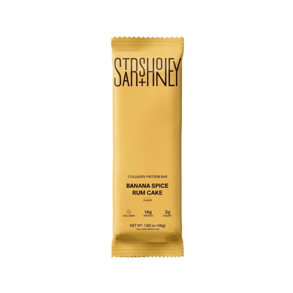 STARS + HONEY | Banana Spice Rum Cake Collagen Protein Bar