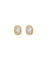 LINNY CO | Screwback Stud Earrings - Kay Clear
