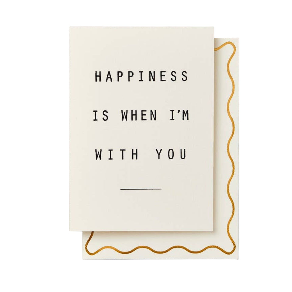 KATIE LEAMON | Happiness Greeting Card