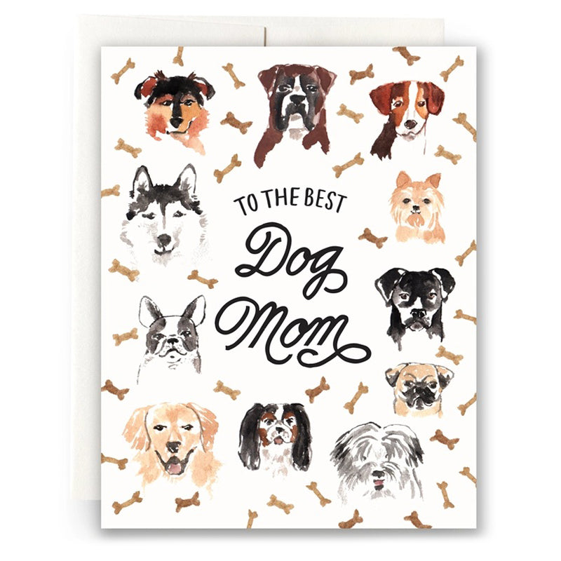 ANTIQUARIA | Best Dog Mom Greeting Card