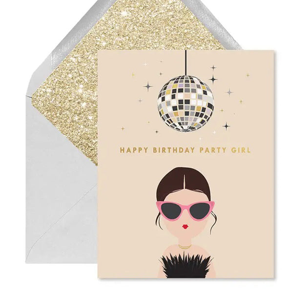 Ginger-p-Designs-Disco-Party-girl-Birthday-Card