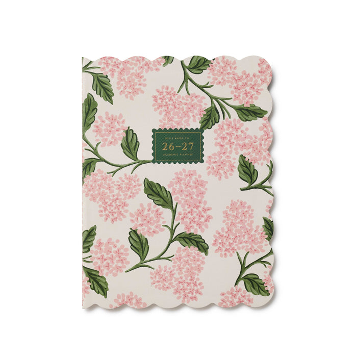Floral patterned product with a green label on a white background