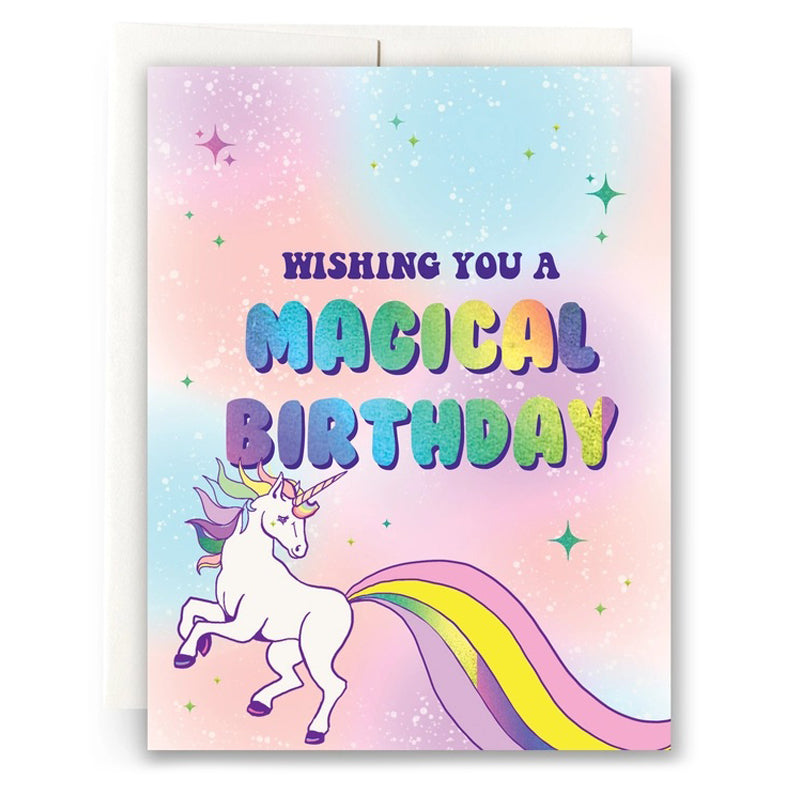 ANTIQUARIA | Magical Unicorn Birthday Greeting Card