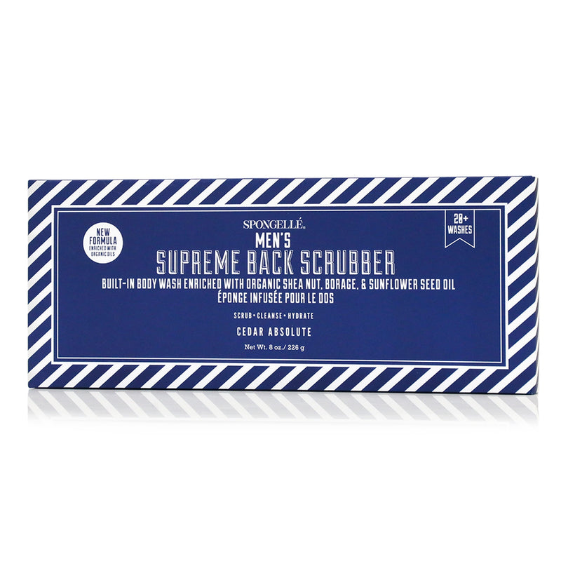 SPONGELLÉ | Men's Supreme Body Wash Infused Back Scrubber