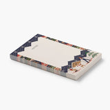 Rifle Paper Co. Ski Chalet Holiday Notepad with festive winter design on cream background