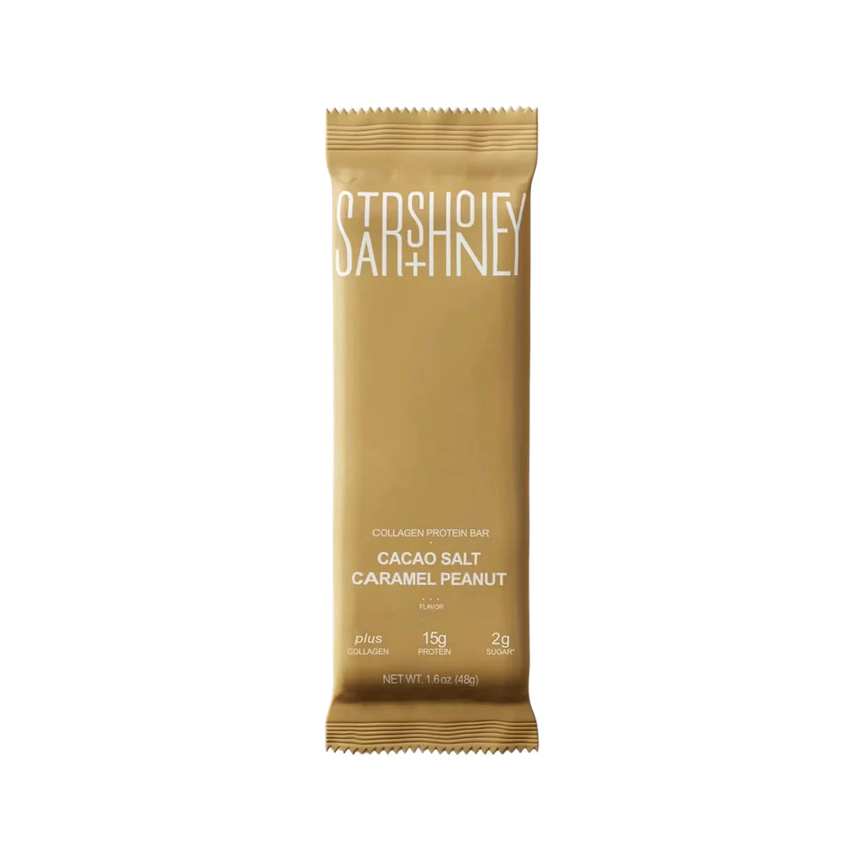 STARS + HONEY | Cacao Salt Caramel Peanut Collagen Protein Bar