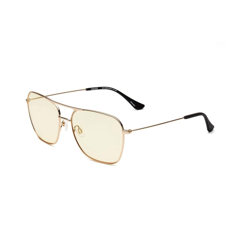 Caddis Hooper Reading Glasses Gold Yellow lifestyle