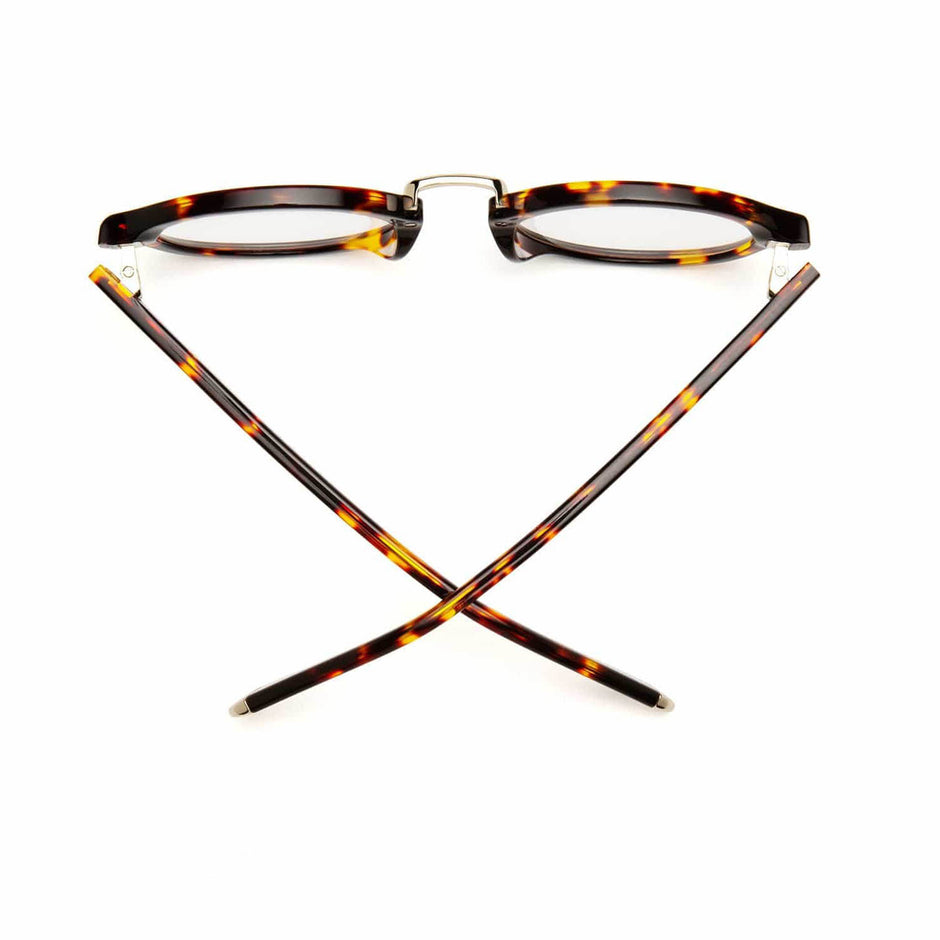Caddis Gramophone Reading Glasses Turtle angle view