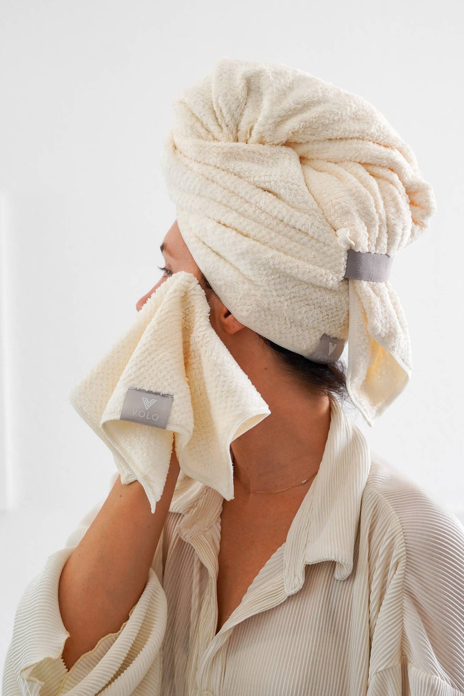 VOLO | Face Towels - Salt White