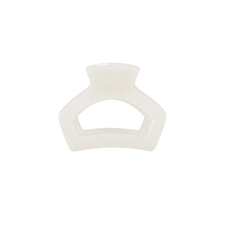 TELETIES | Open Coconut White Petite Hair Clip