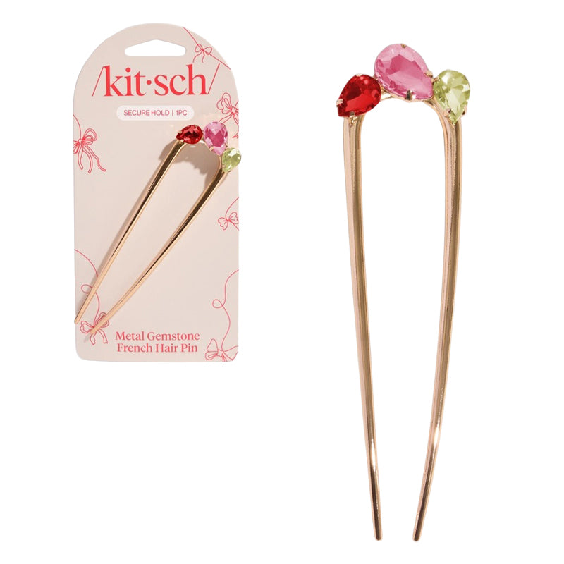 kitsch-gemstone-french-hair-pin-packaged