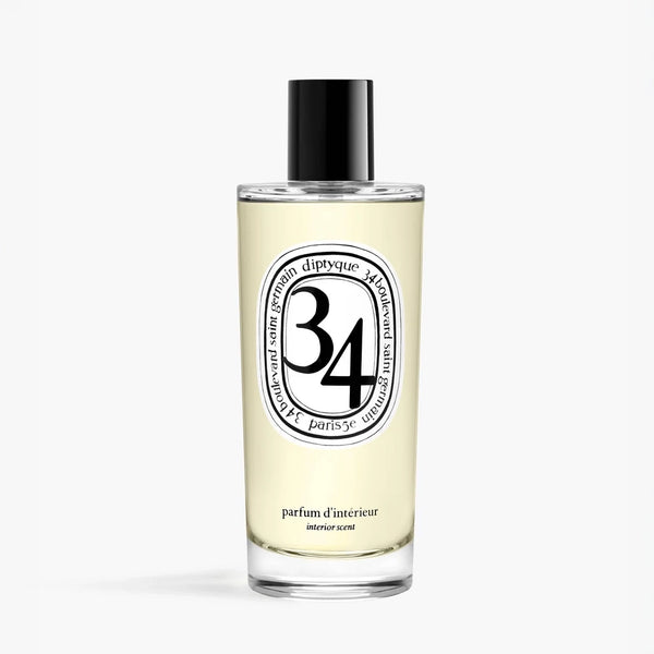Diptyque 34 Boulevard Saint Germain Room Spray 150ml bottle with oval 34 label