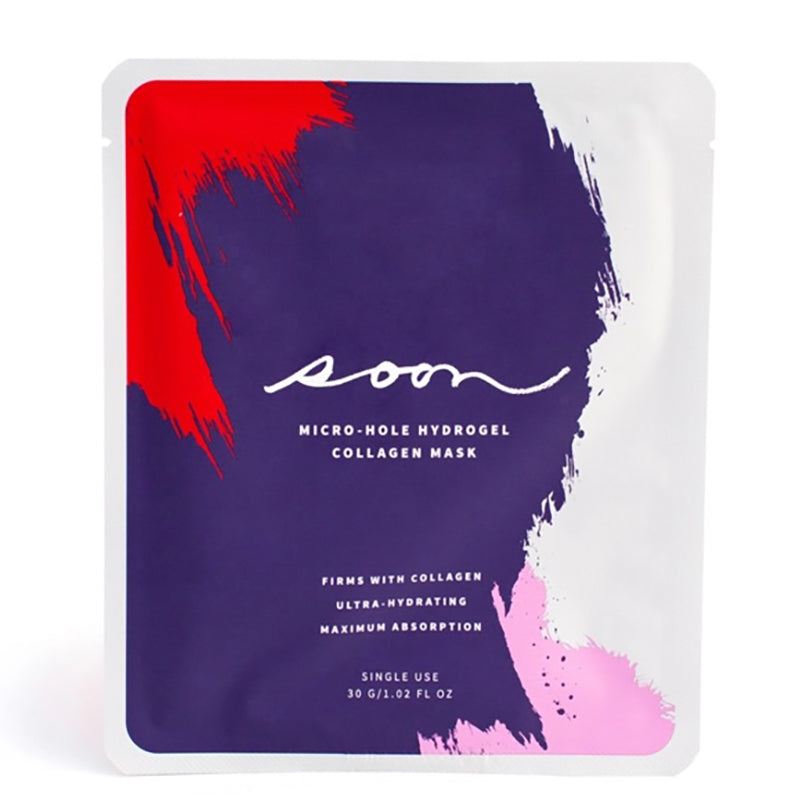 soon-skincare-micro-hole-hydrogel-collagen-face-mask