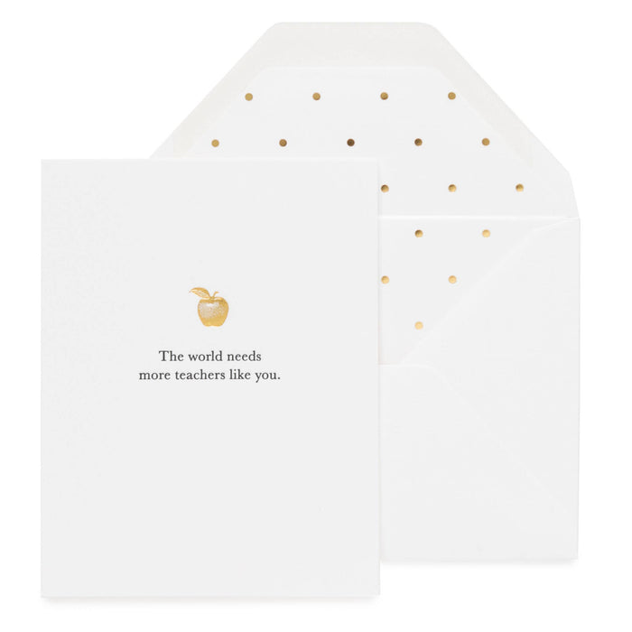 SUGAR PAPER | The World Needs More Teachers Like You Card