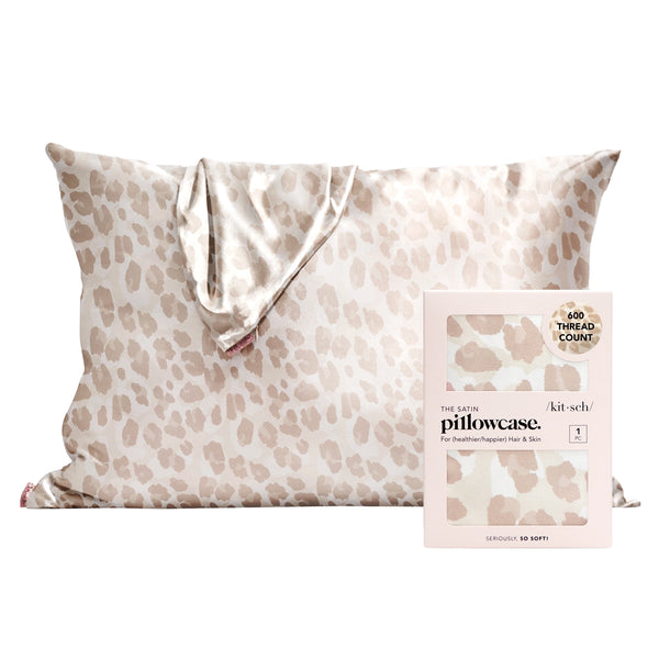 KITSCH | Satin Pillowcase - Leopard
