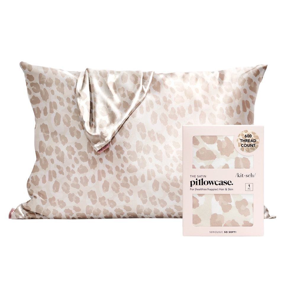 KITSCH | Satin Pillowcase - Leopard