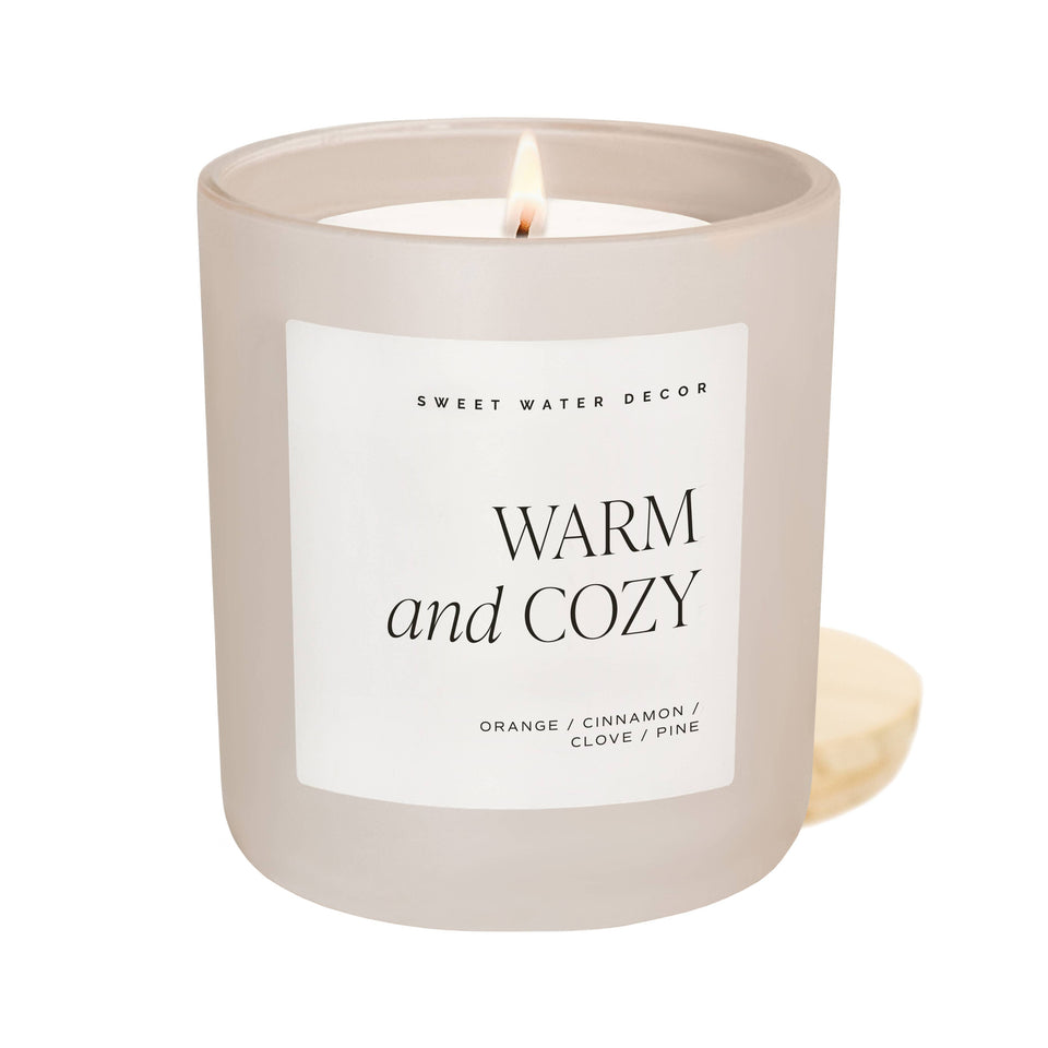 SWEET WATER DECOR | Warm and Cozy Soy Candle