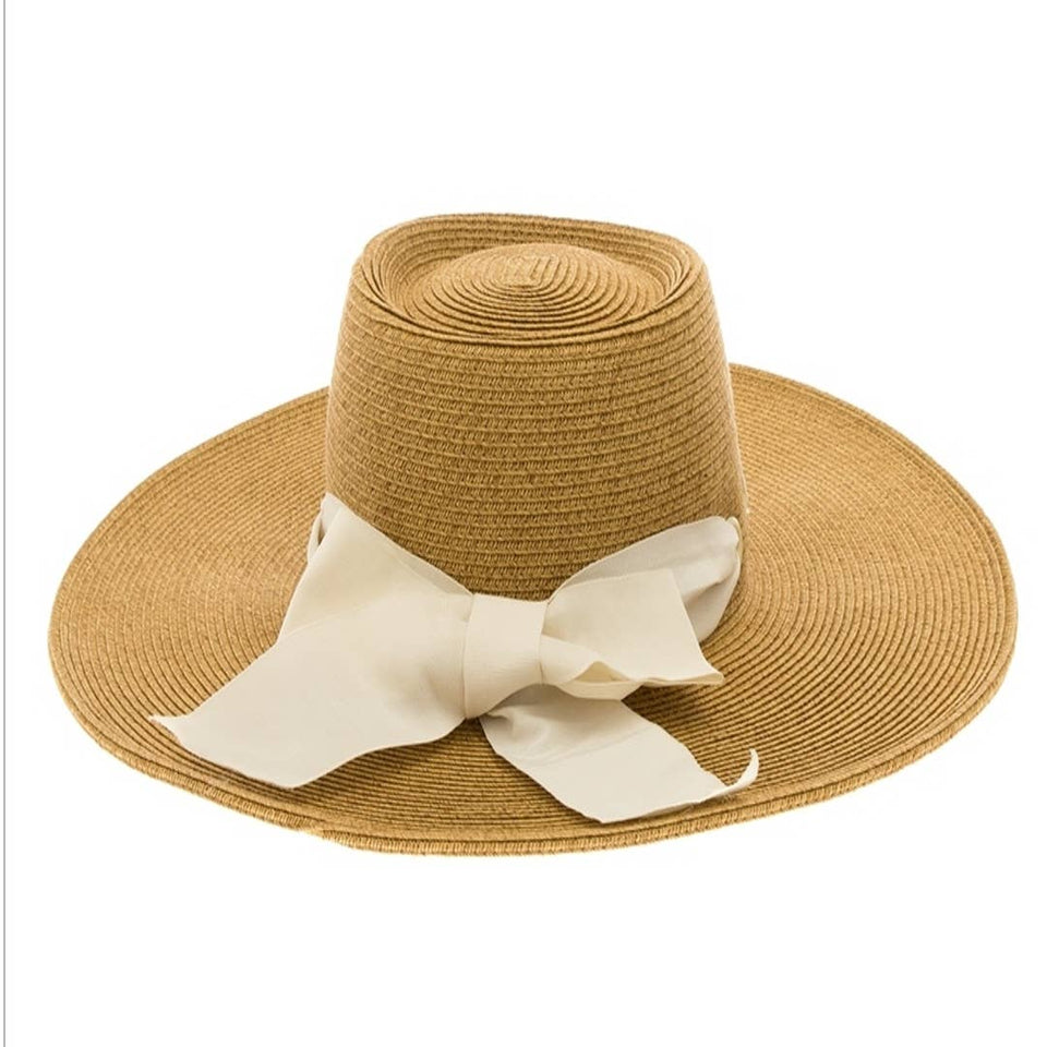 QUEENS INC | Wide Brim Gambler Hat With Sash