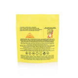 Spongellé Juicy Orange PediPOP Buffer Bits package back with product details, ingredients, and usage instructions