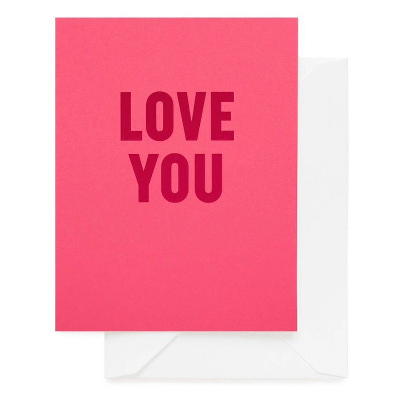 SUGAR PAPER-Hot-Pink-Love-You