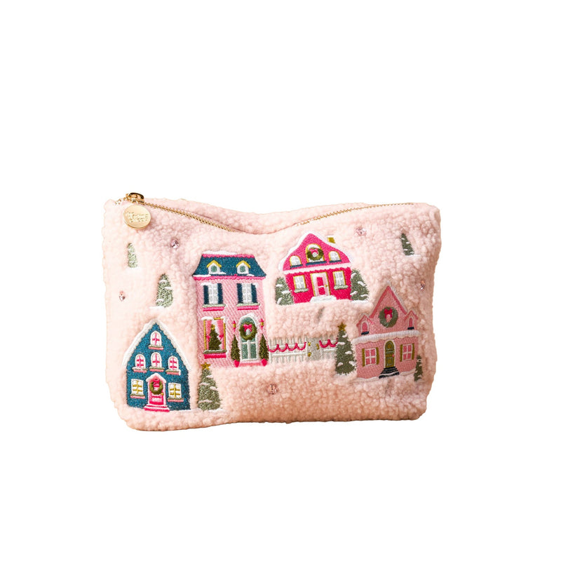 THE DARLING EFFECT | Teddy Pouch-Pink Pine Village