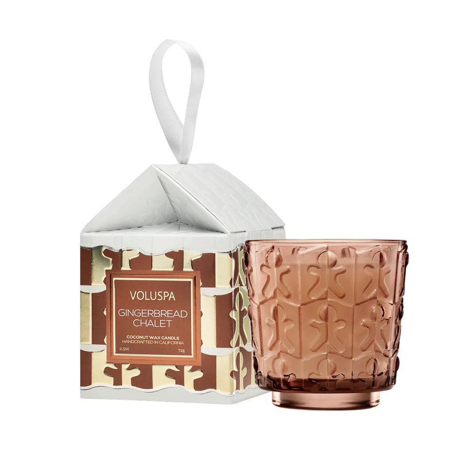 Default Title, voluspa-gingerbread-chalet-ornament-pedestal-candle