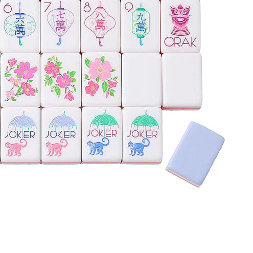 OH MY MAHJONG | Luminaire Mahjong Tiles close up