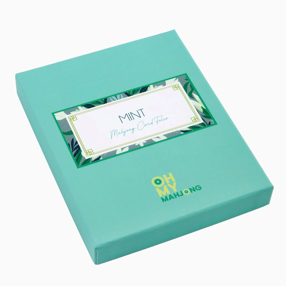 Oh My Mahjong | Mint Mahjong Card Folio