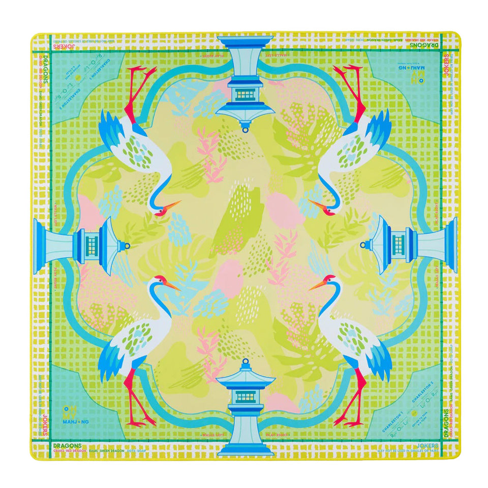 Oh My Mahjong Hampton Mahjong Mat in Tube styled