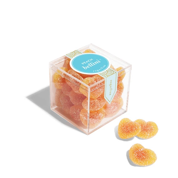 SUGARFINA | Peach Bellini Gummy Hearts