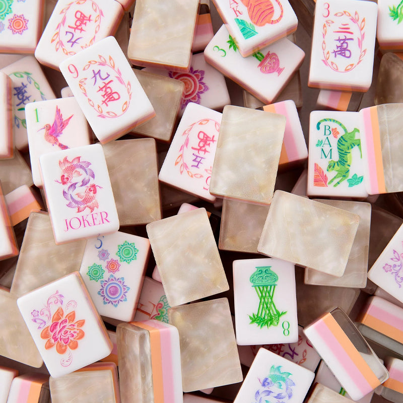 OH MY MAHJONG | Pearlescent Amara Mahjong Tiles