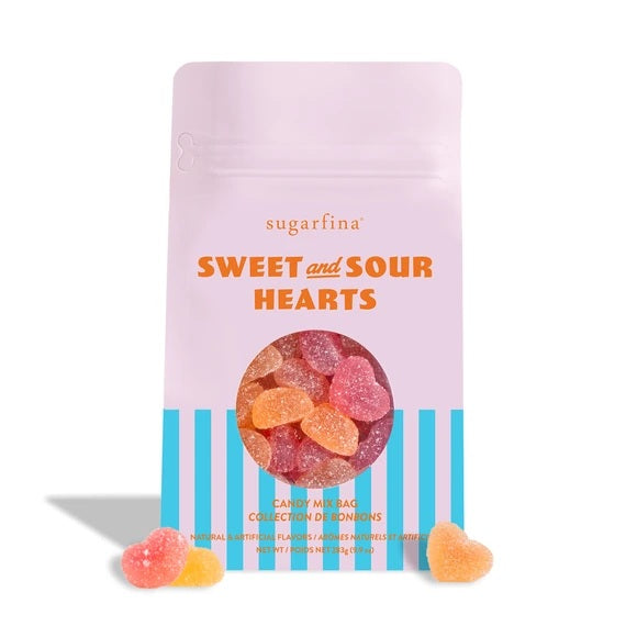 Sugarfina Sweet Escape Sweet and Sour Hearts
