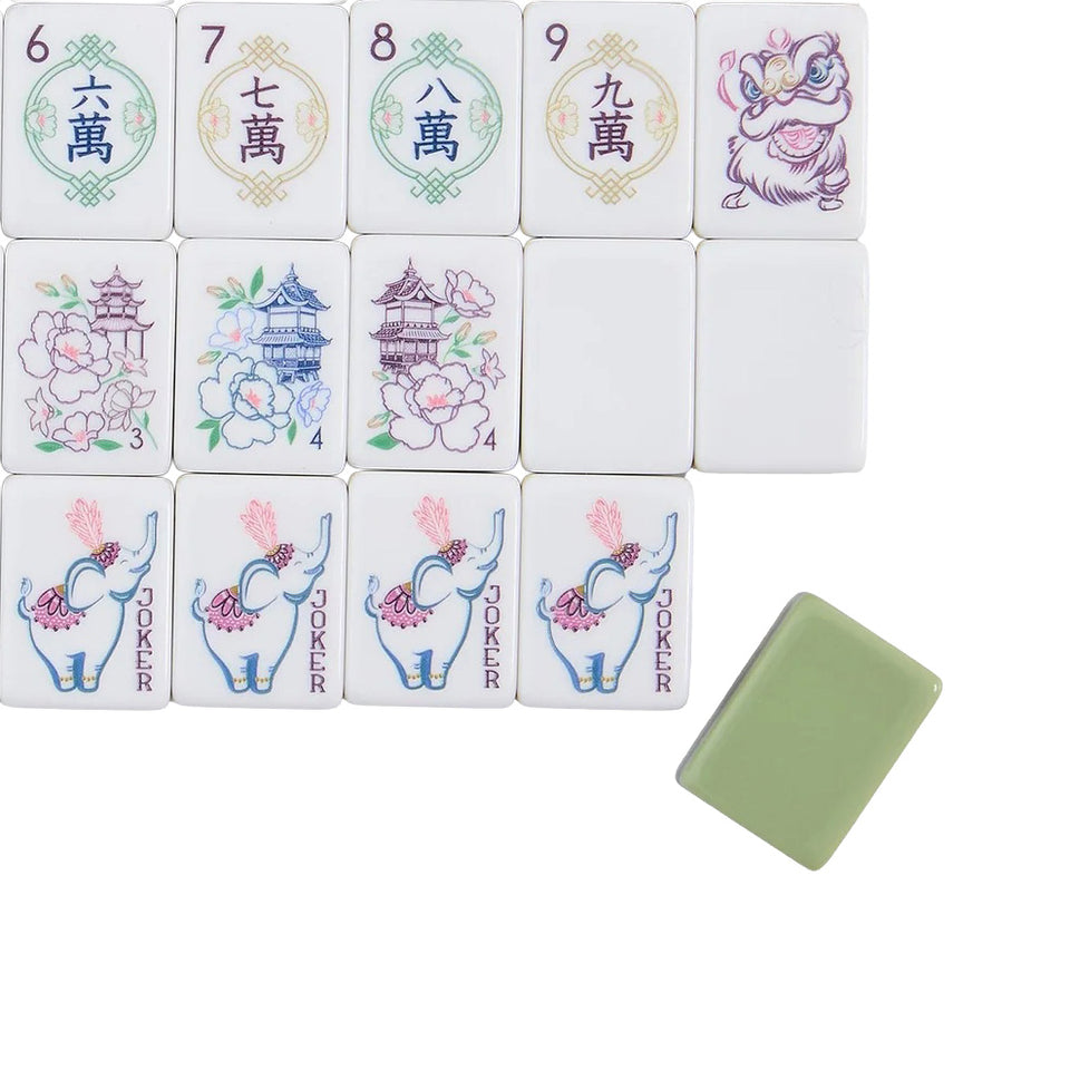 OH MY MAHJONG | Willow Mahjong Tiles close up