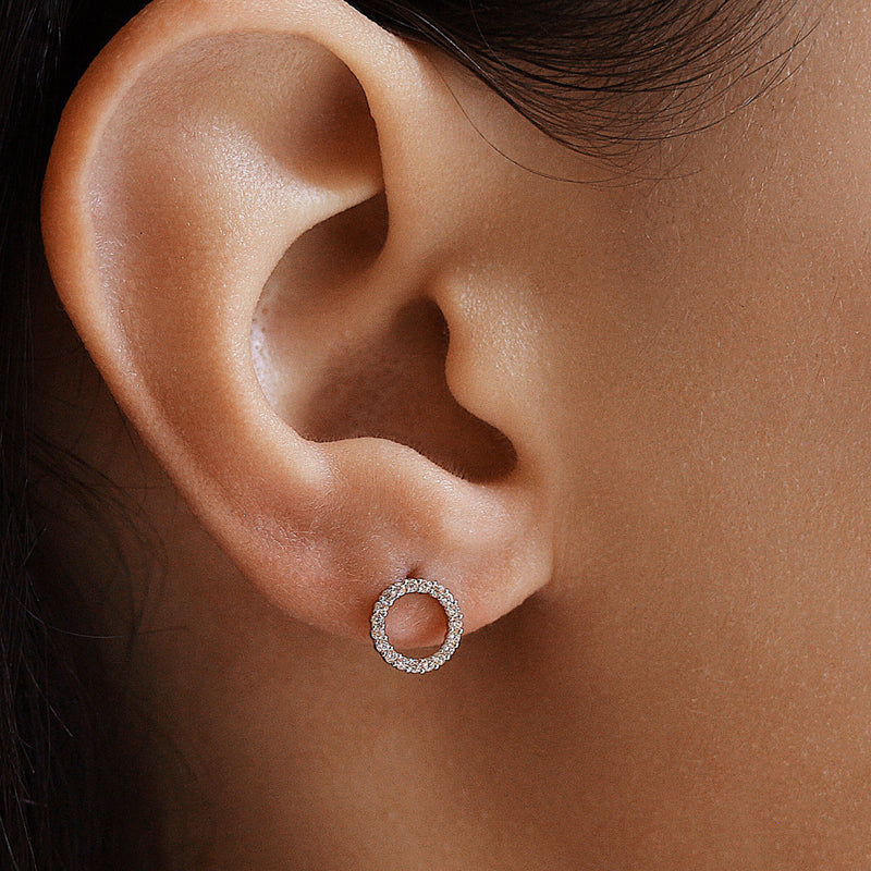 tai-rittichai-open-circle-pave-cz-stud-sterling-silver-on-model
