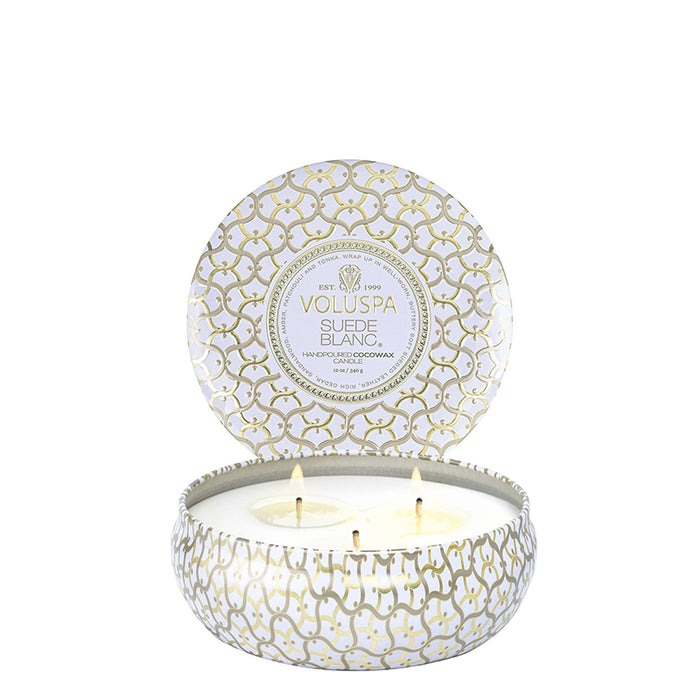 voluspa-suede-blanc-3-wick-open