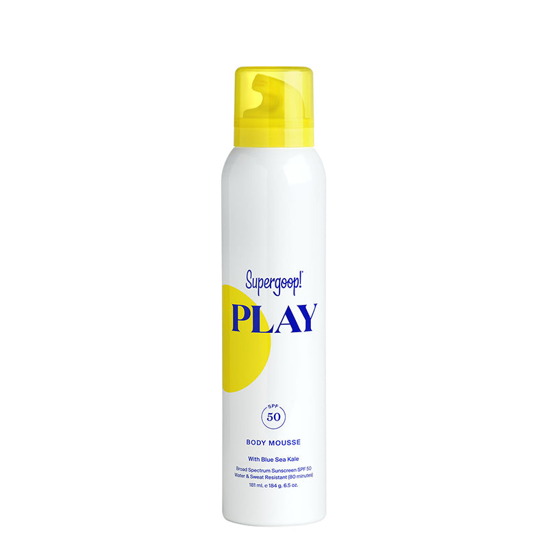 SUPERGOOP! | PLAY Body Mousse SPF 50 with Blue Sea Kale