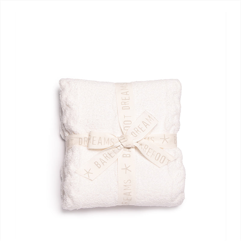 BAREFOOT DREAMS | CozyChic® Heathered Cable Baby Blanket